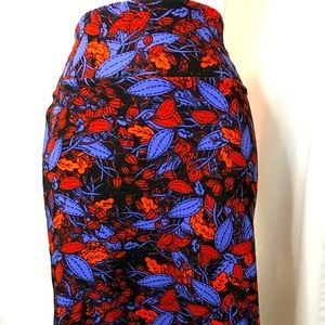 LuLaRoe Cassie Pencil Skirt Bold Print Size Small